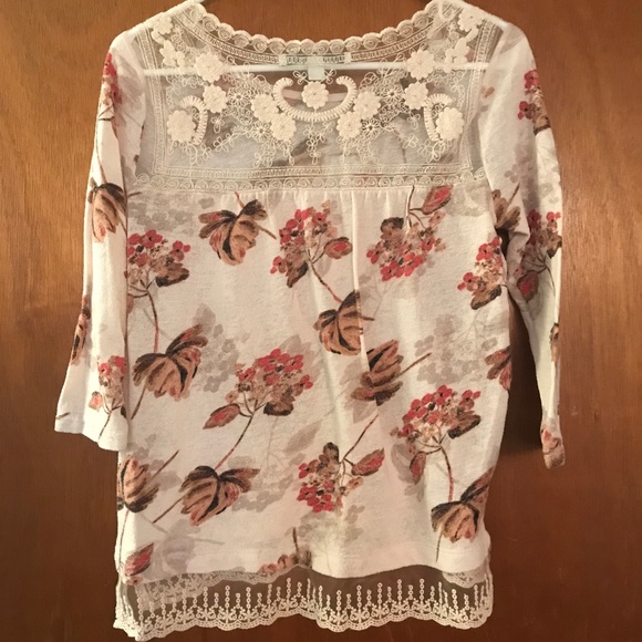 LC Lauren Conrad Sweaters - Floral & Lace Sweater | Lauren Conrad